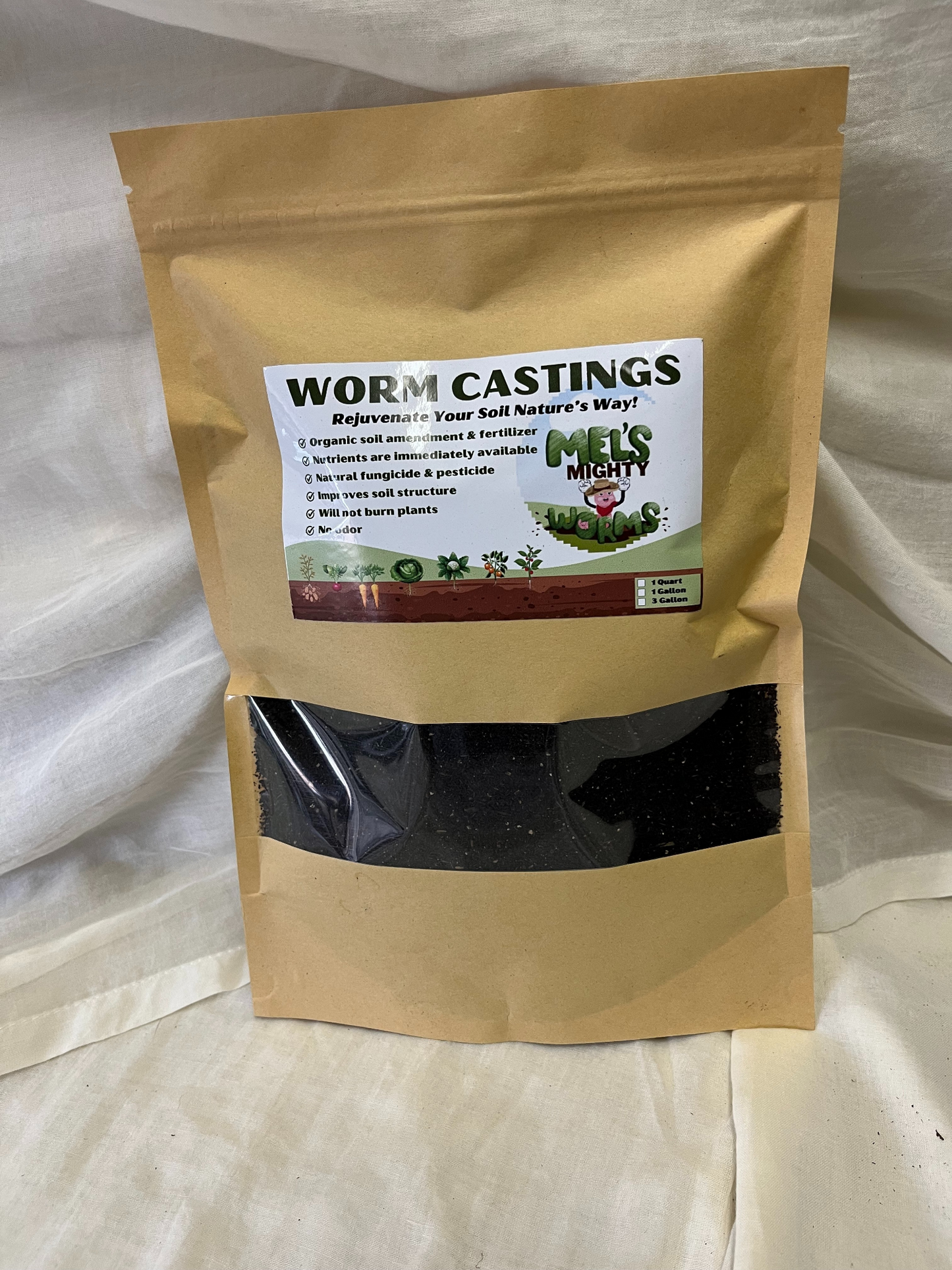 Worm Castings - One quart