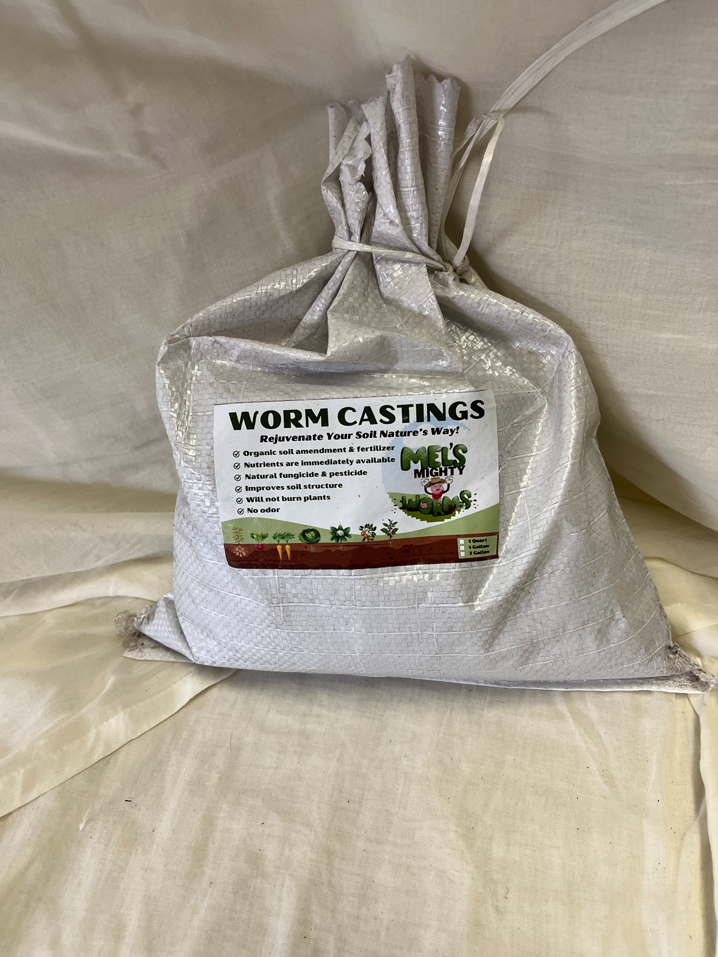 Worm Castings - One Gallon