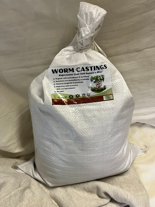 Worm Castings - Three gallon